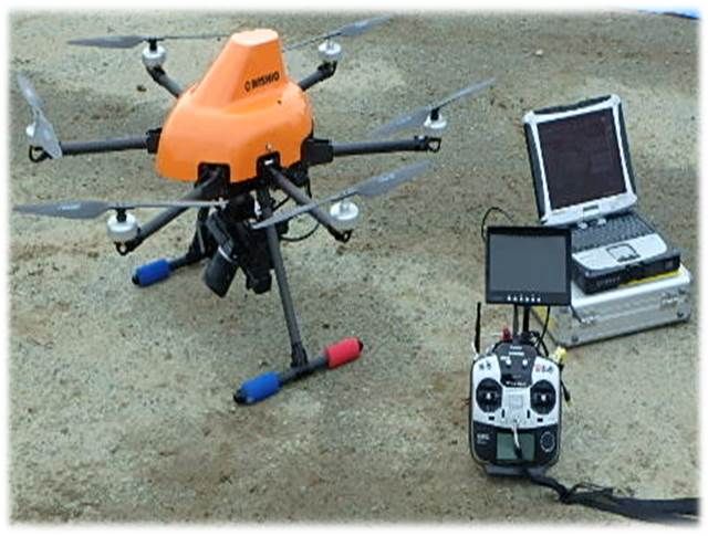 小型無人飛行機による空撮測量 イメージ2