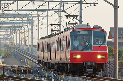 名古屋鉄道 犬山線 布袋駅本線軌道