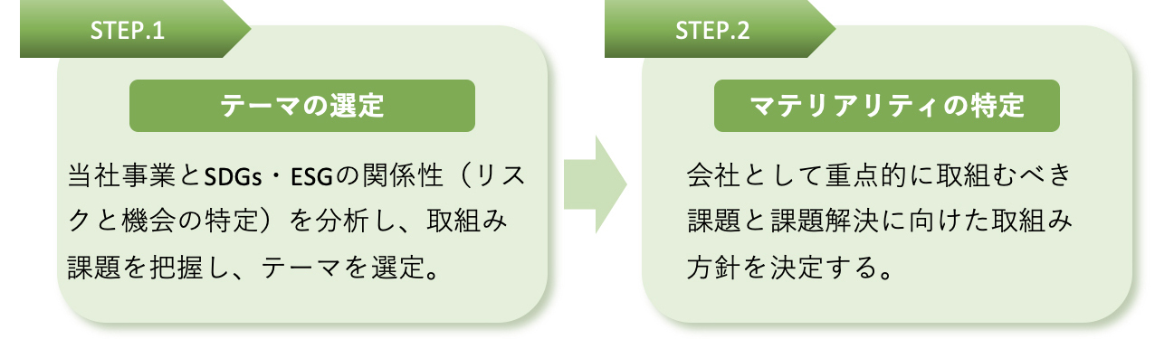 マテリアリティ選定・運用プロセス