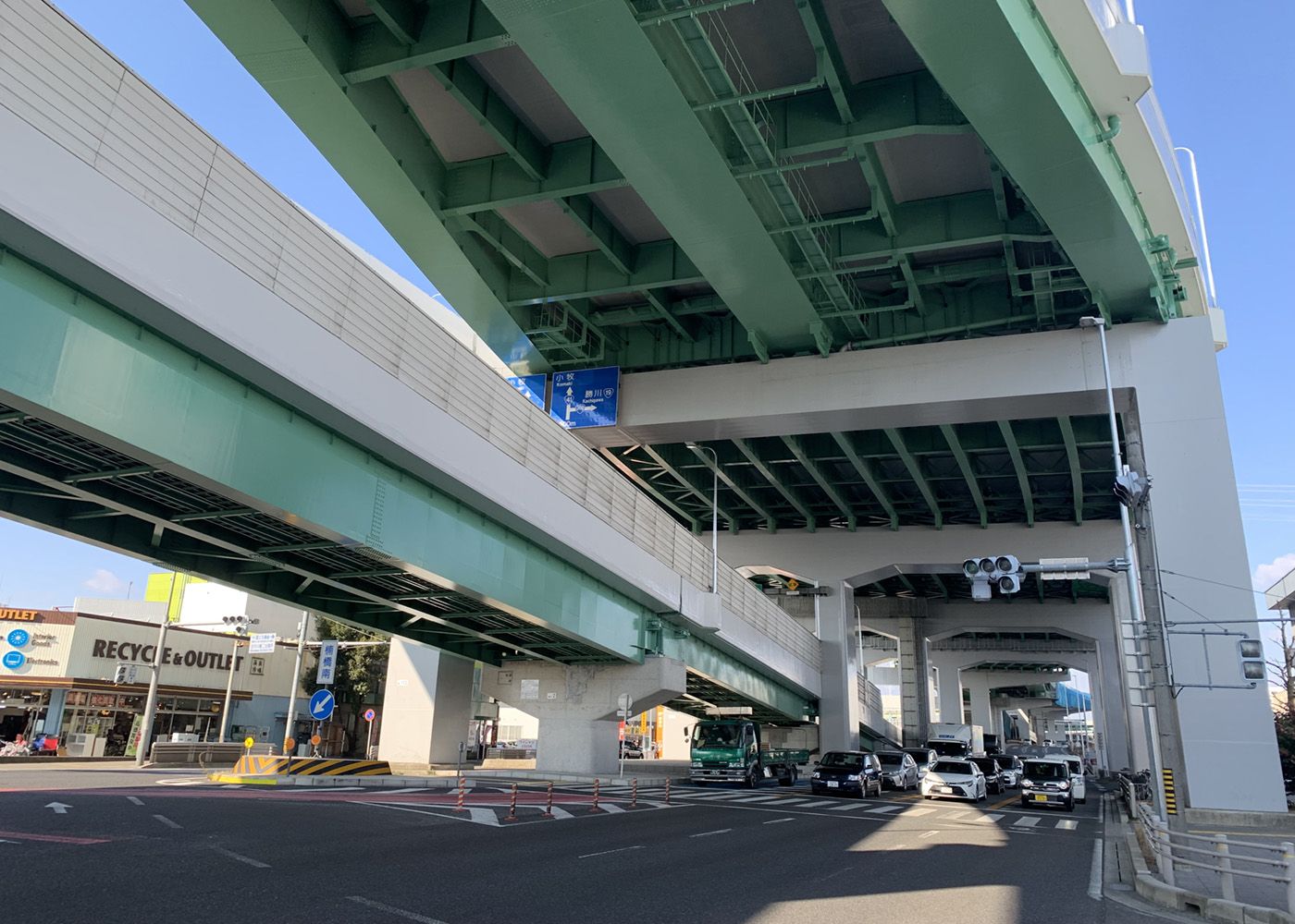 名古屋高速道路 楠線五反田工区床版等修繕工事イメージ