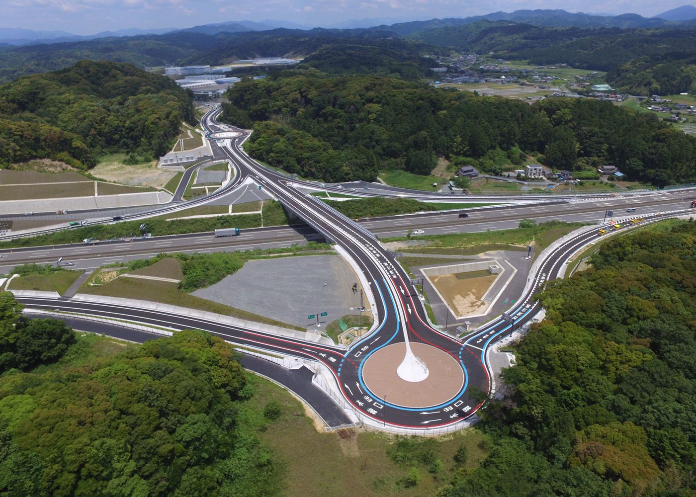 新東名高速道路 新磐田スマートインターチェンジ工事イメージ