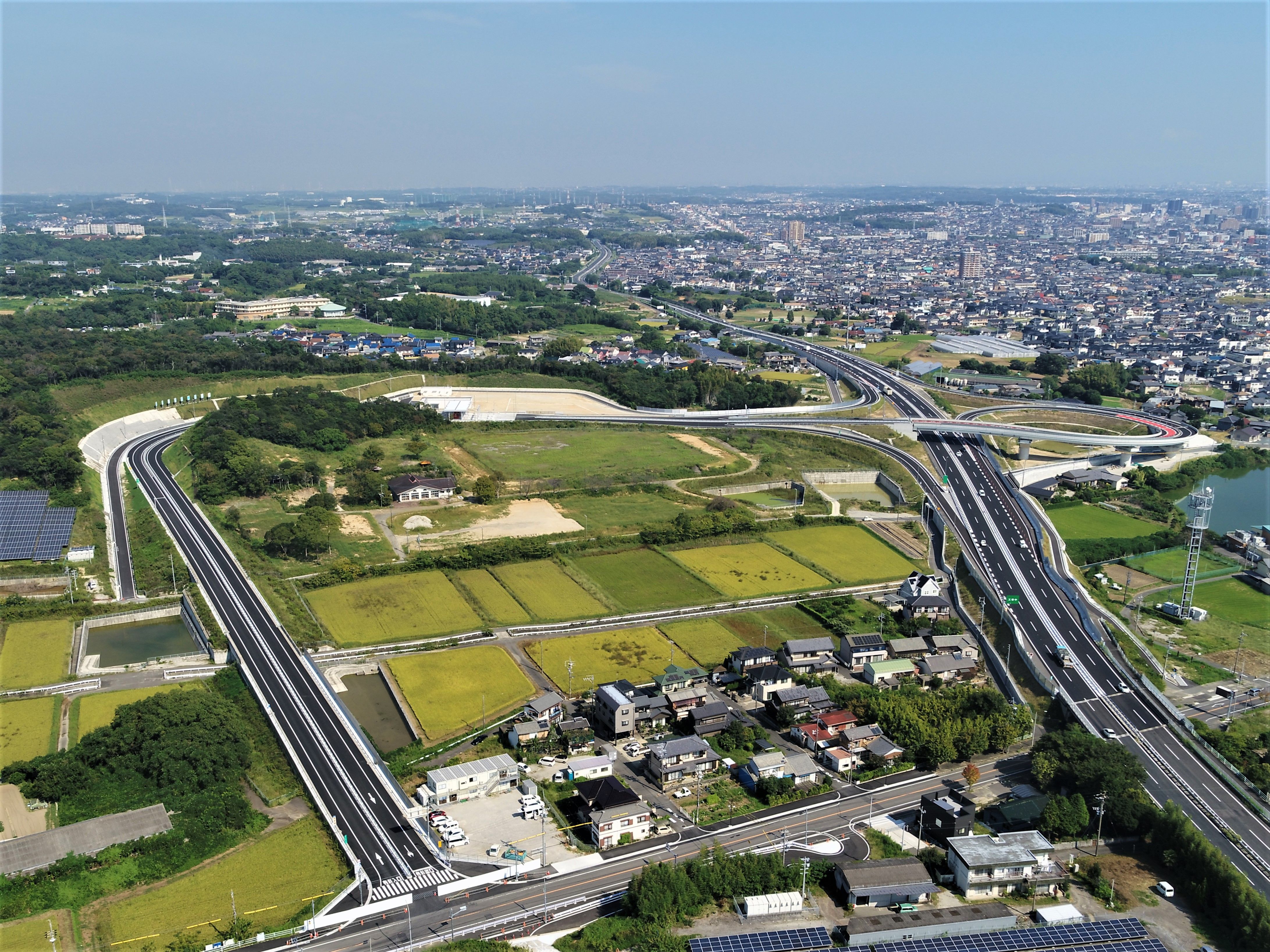 愛知県有料道路運営事業 武豊北インターチェンジ新設工事イメージ