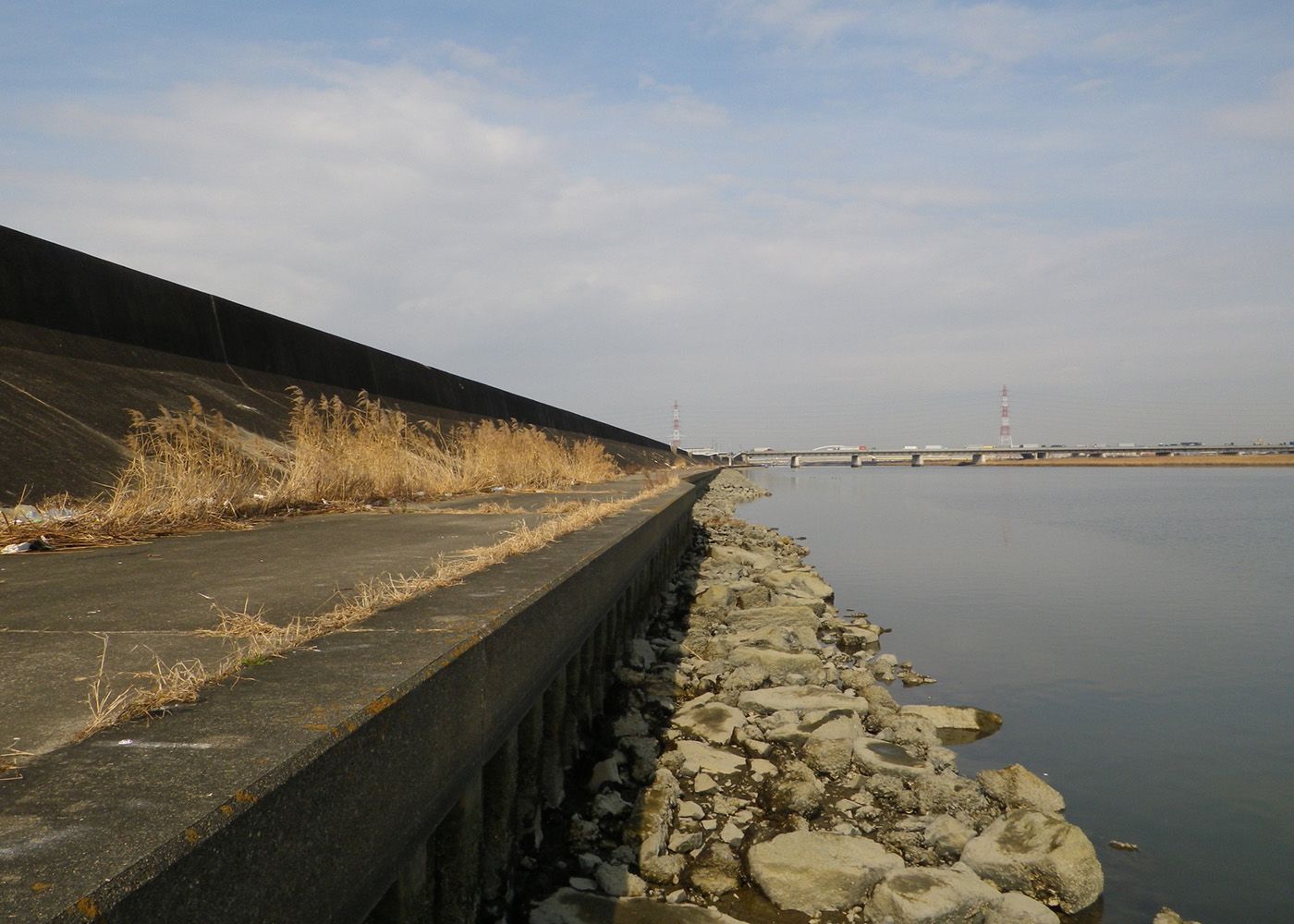 総合治水対策新川護岸イメージ