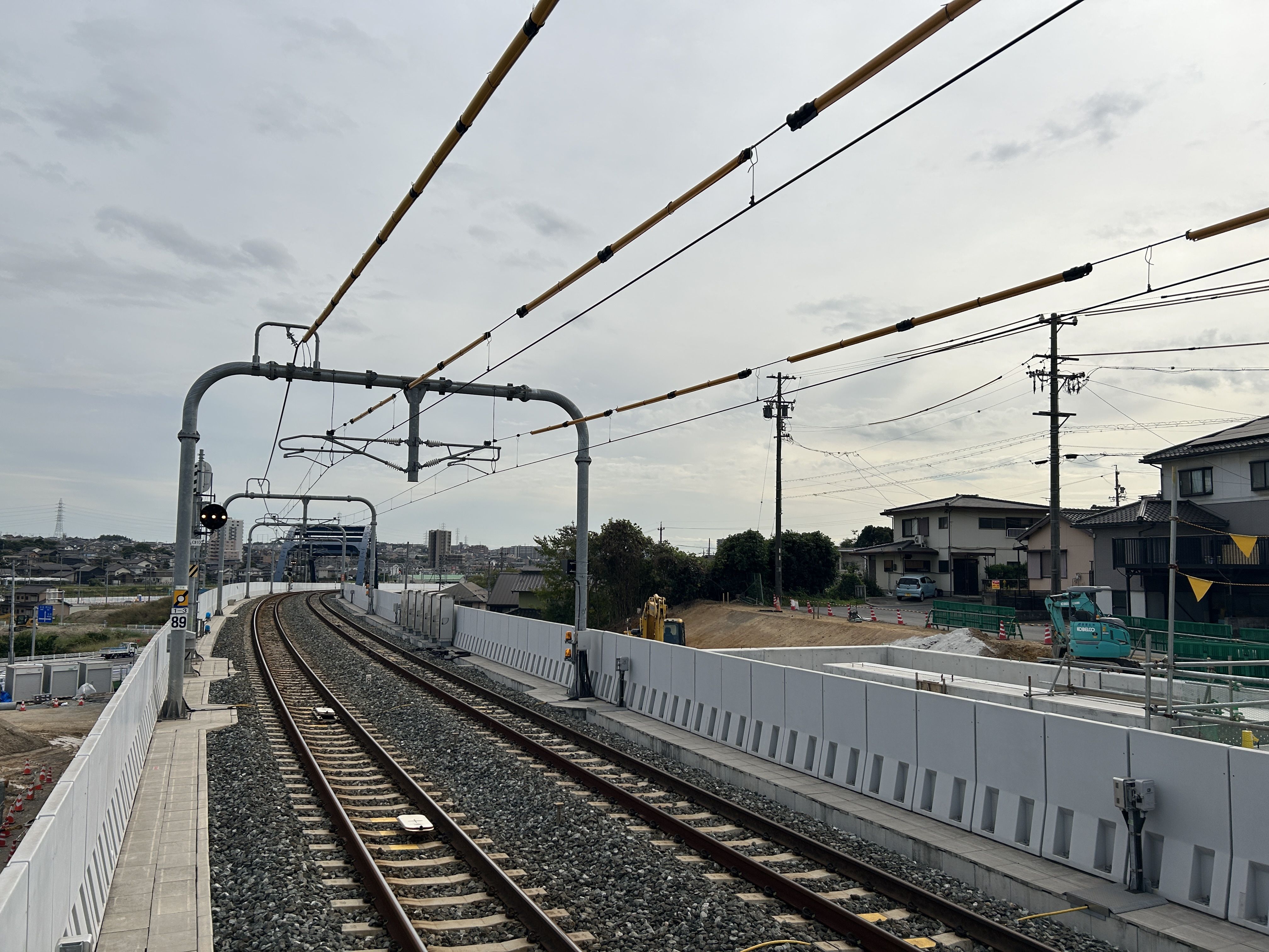 河和線 高横須賀～南加木屋駅間 養父森岡線鉄道交差事業に伴う本線軌道工事