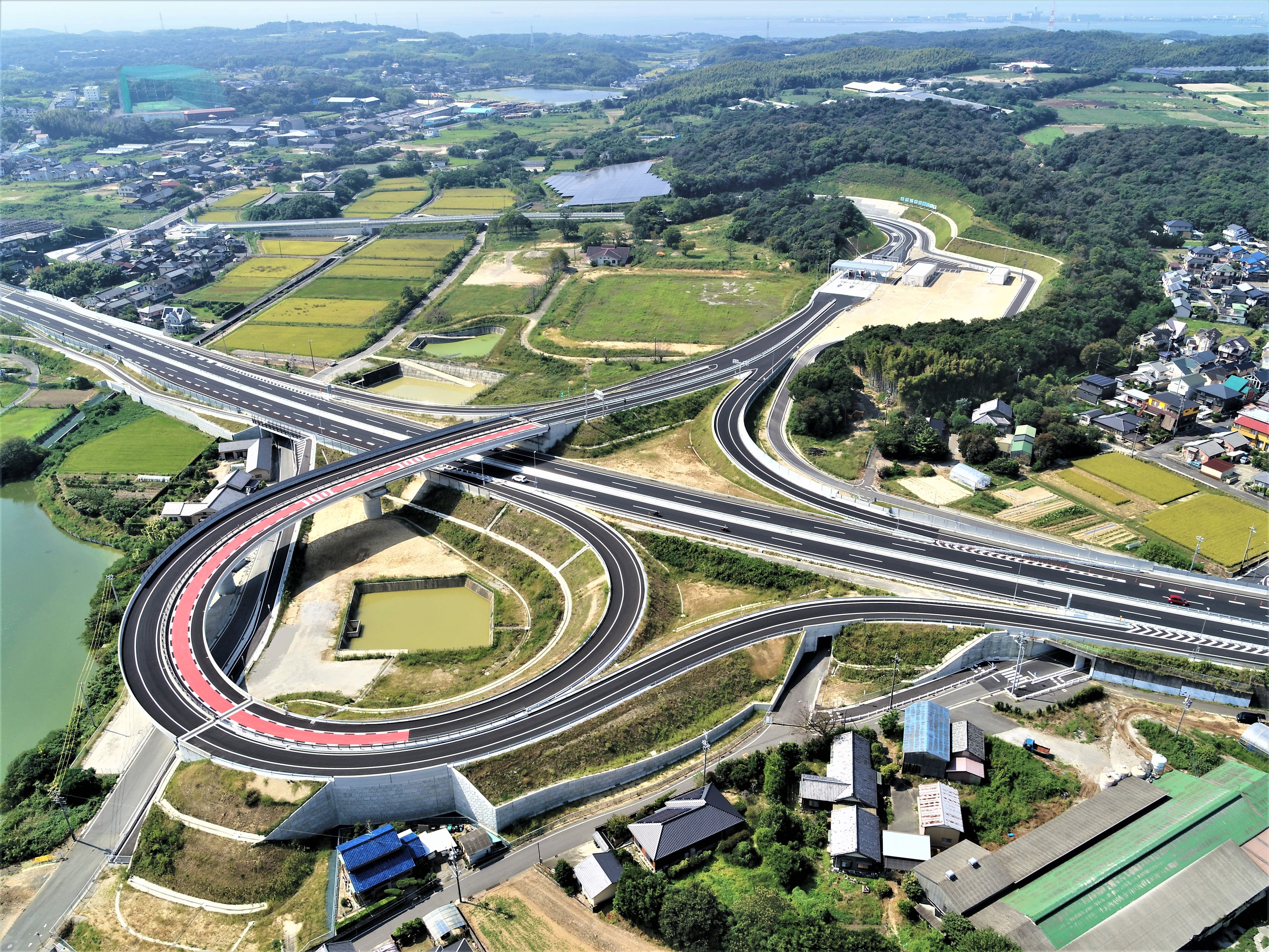 愛知県有料道路運営事業 武豊北インターチェンジ新設工事イメージ
