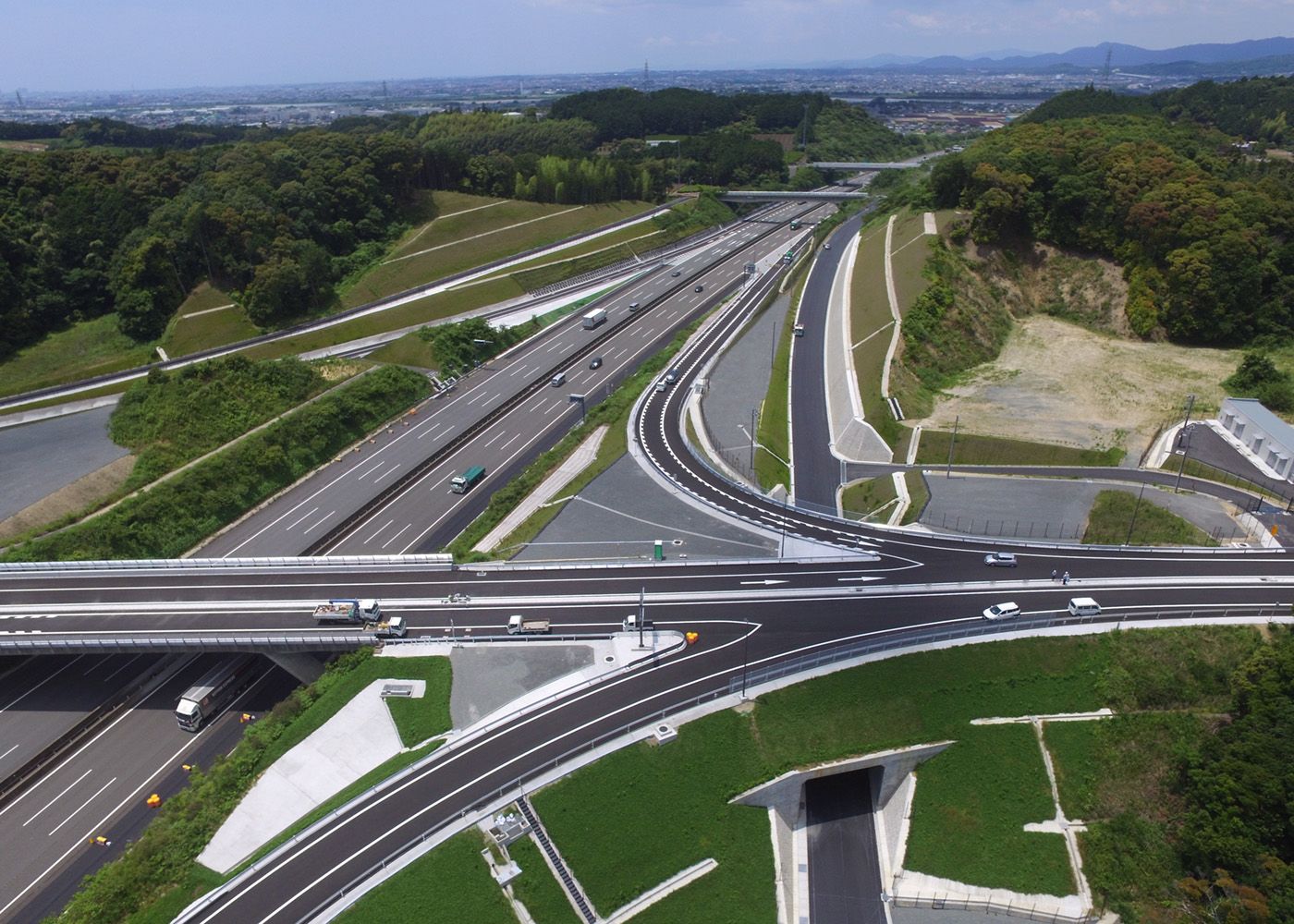 新東名高速道路 新磐田スマートインターチェンジ工事イメージ