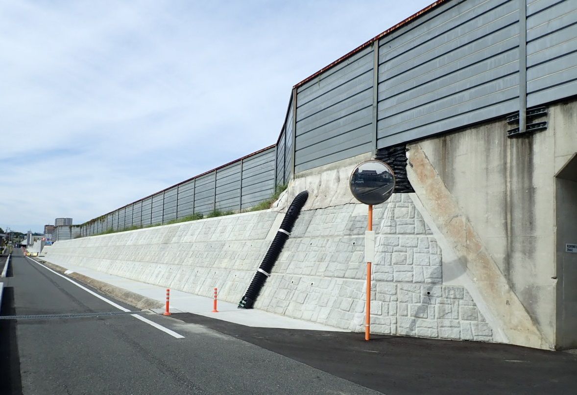 東広島道照地区パンウォールイメージ