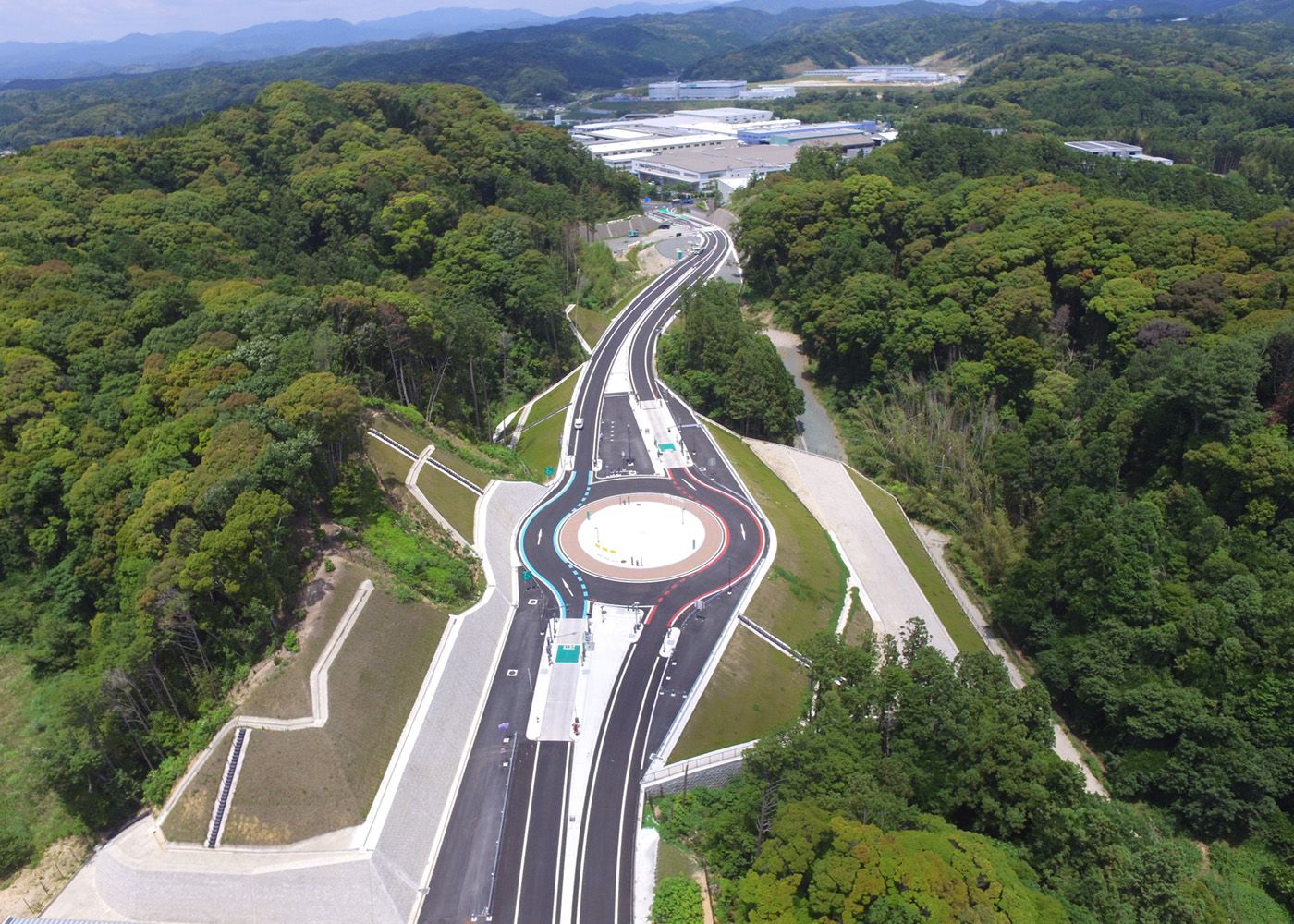 新東名高速道路 新磐田スマートインターチェンジ工事イメージ