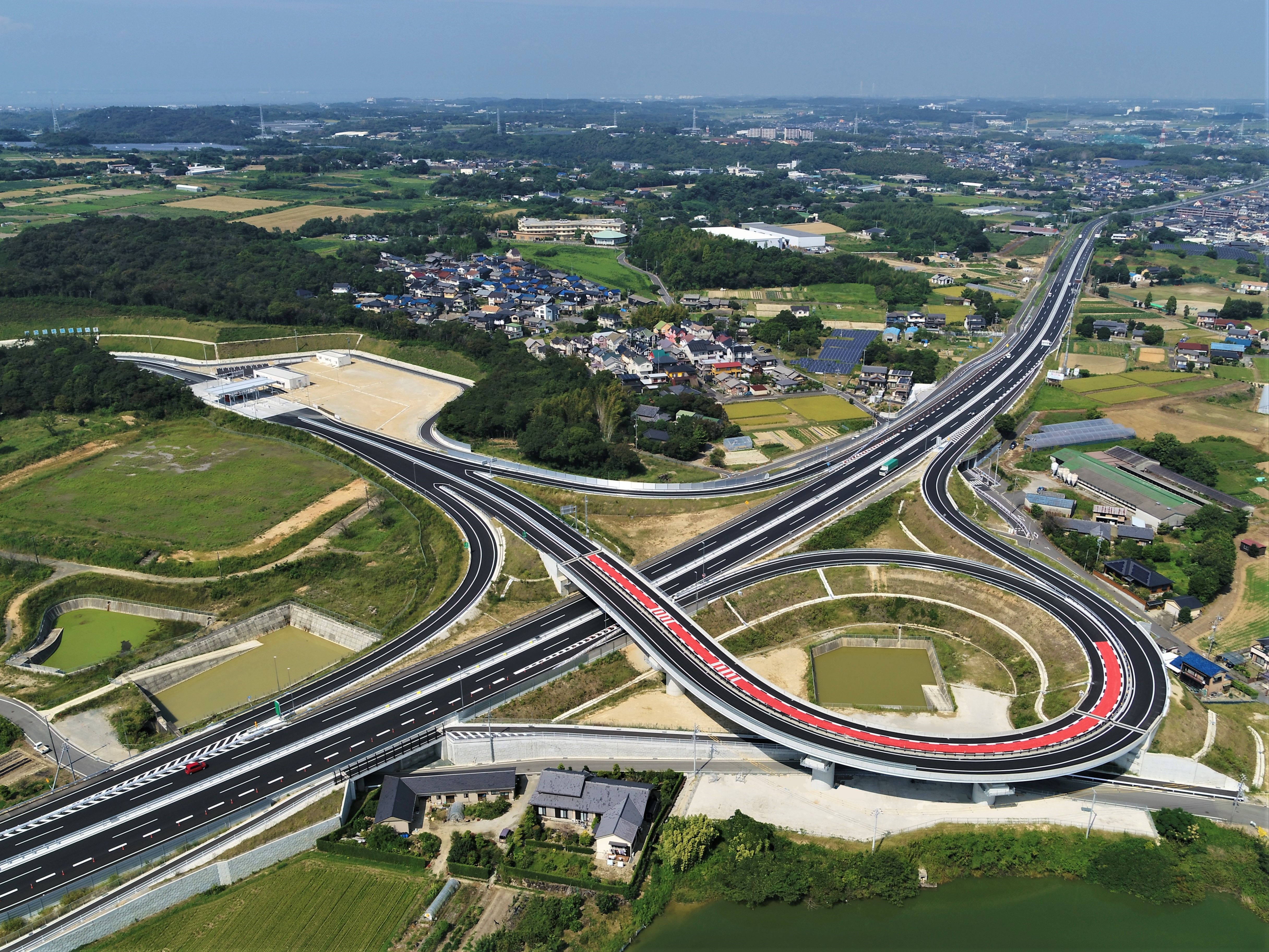 愛知県有料道路運営事業 武豊北インターチェンジ新設工事イメージ