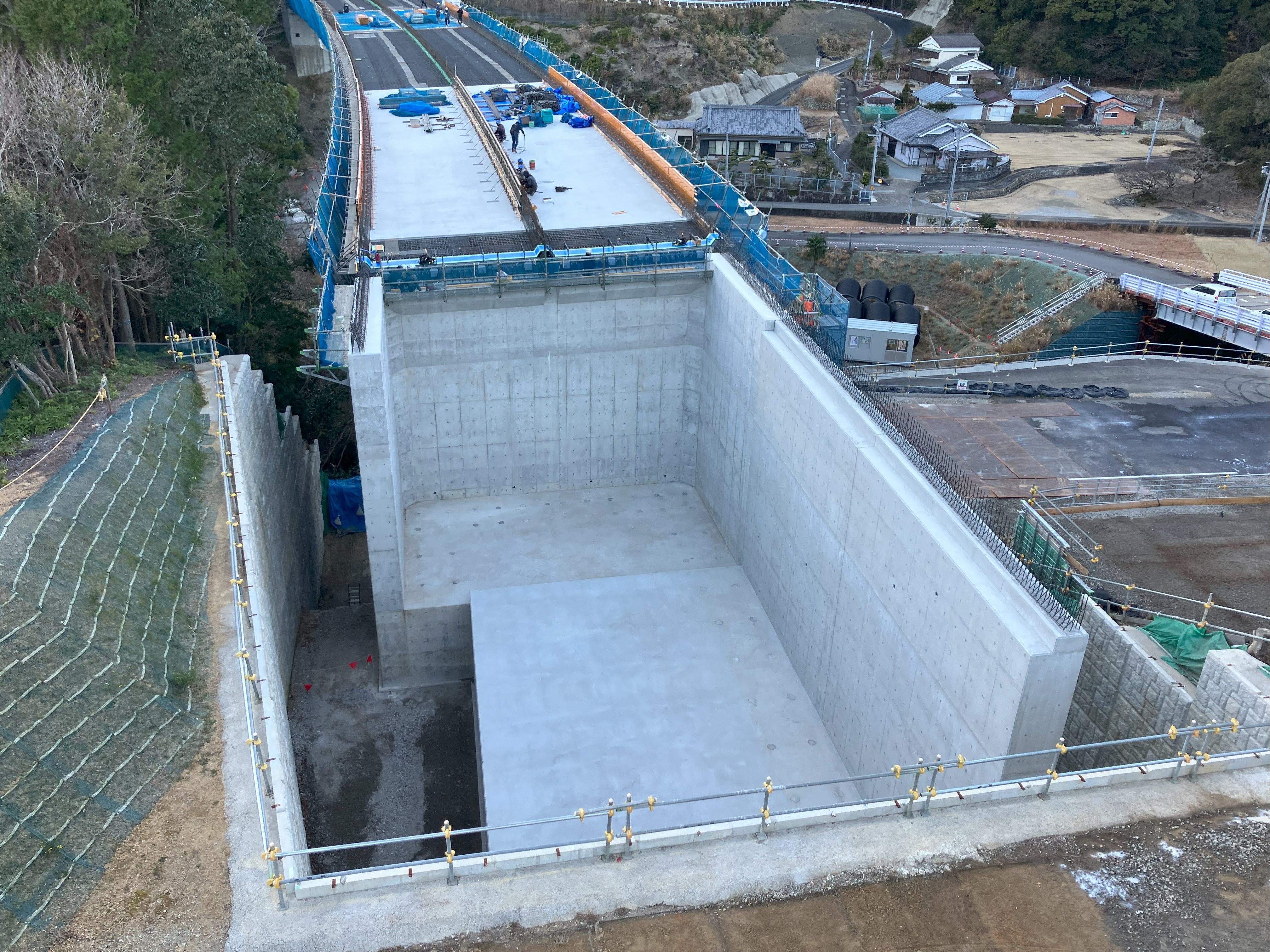 すさみ串本道路里野西池川橋A2橋台他工事イメージ