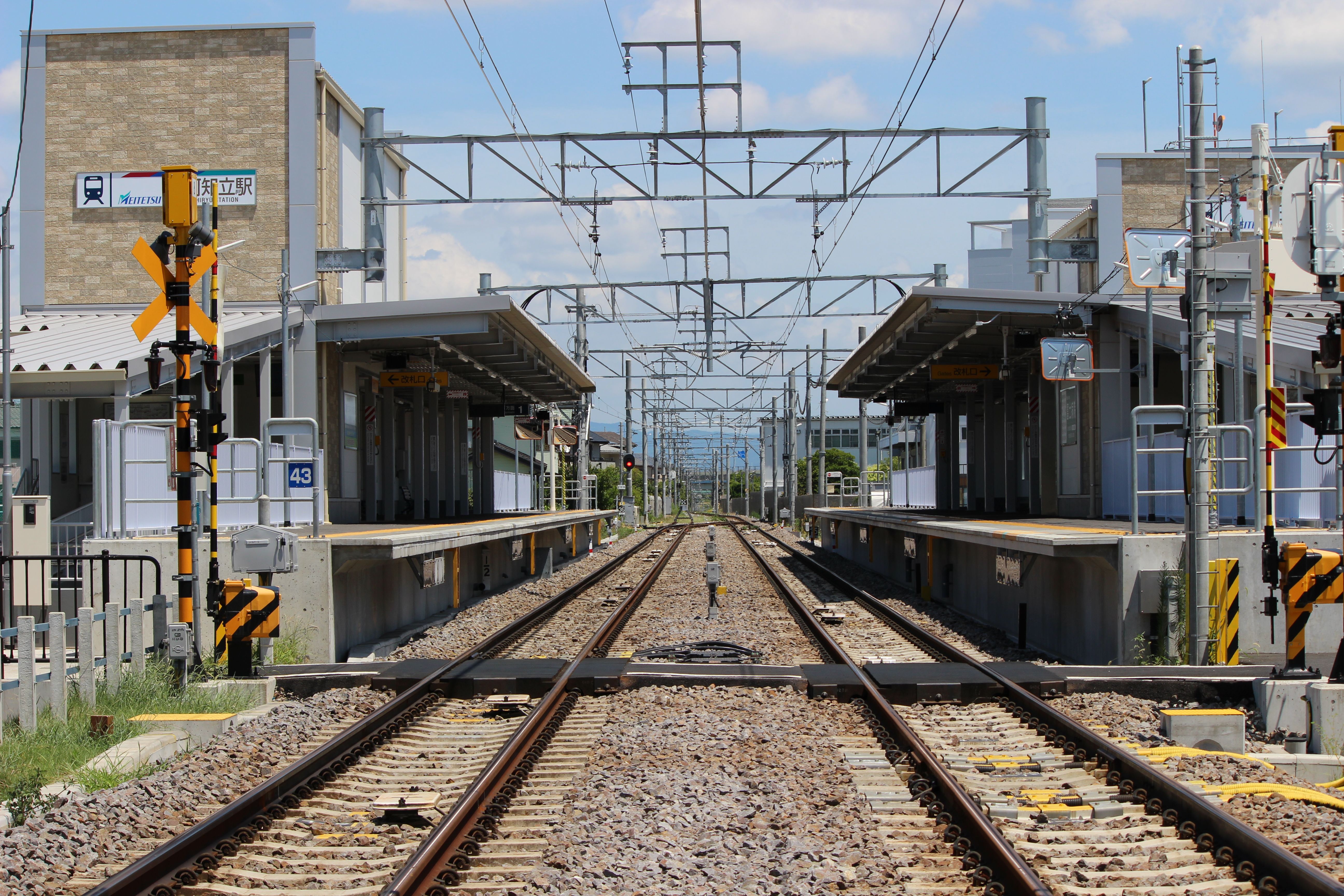 名古屋本線・三河線　知立駅付近鉄道高架化に伴う本線（三河知立駅）軌道工事イメージ