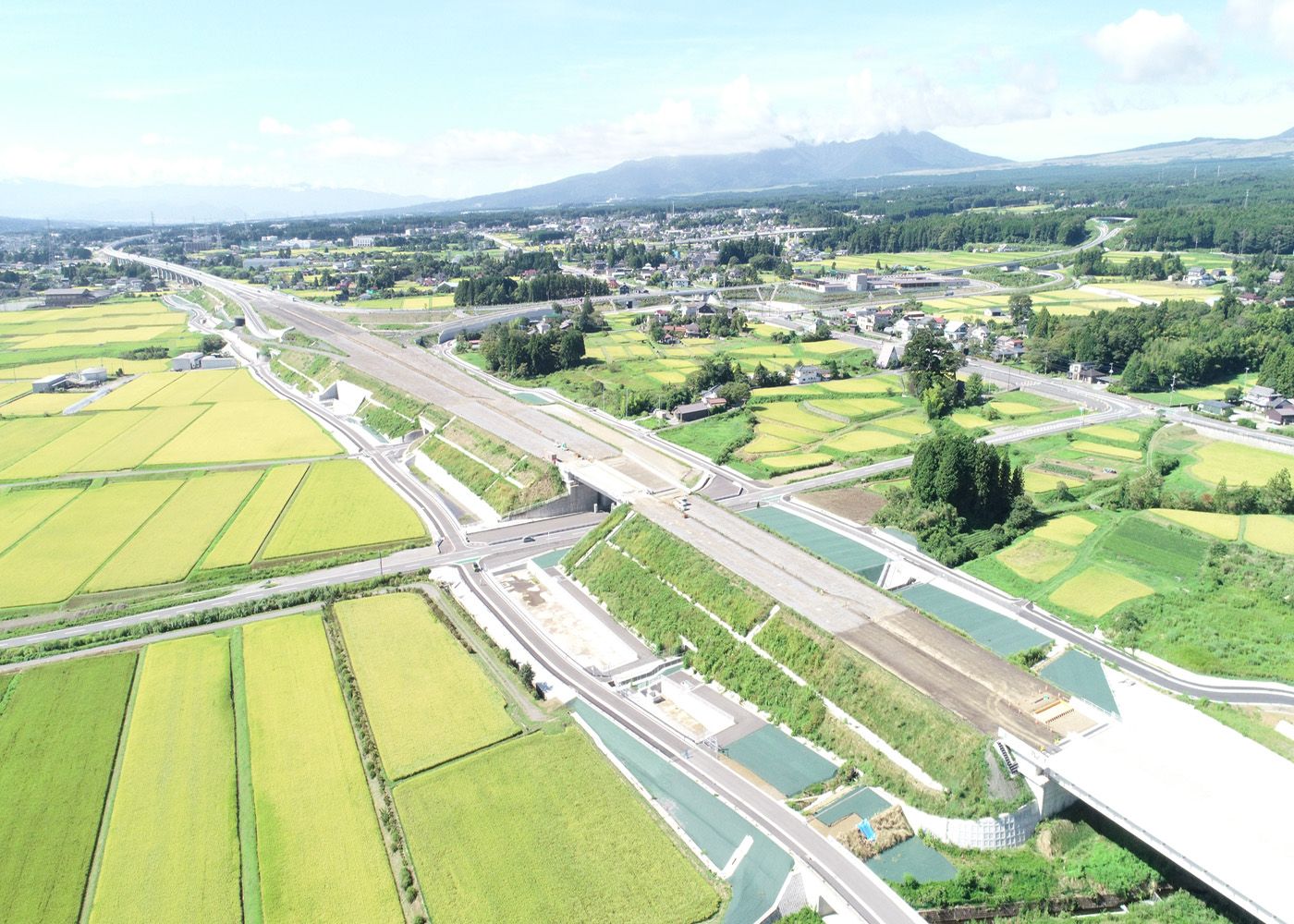 新東名高速道路 御殿場インターチェンジ工事イメージ